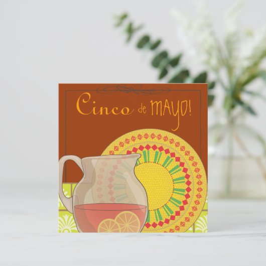 それはCinco deメーヨーのパーティーのフェスタの招待状です 招待状 (スタンド正面)