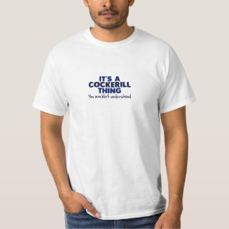 それはCockerillの事の姓のTシャツです Tシャツ