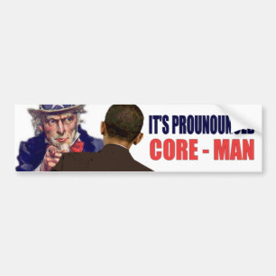 それはCORE-MANを発音しました バンパーステッカー