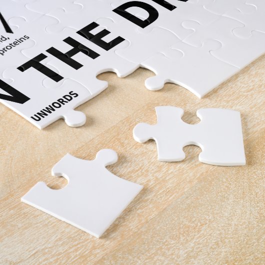 それはDNAの分子生物学のユーモアのすべてあります ジグソーパズル (側面)