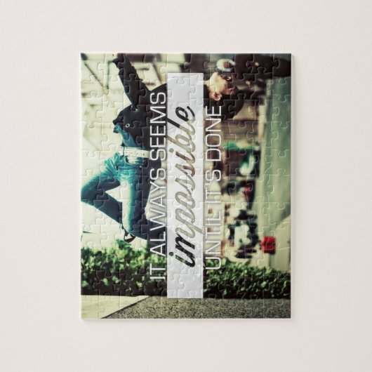 それはImpossble -やる気を起こさせるな引用文--に常にようです ジグソーパズル (縦)