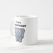 それはIrrELEPHANTです コーヒーマグカップ (正面左)