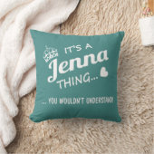 それはJennaの事です! クッション (ブランケット)
