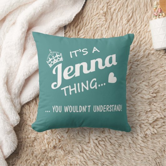 それはJennaの事です! クッション (ブランケット)