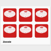 それはLil'Lady Hipsterヴィンテージレトロベビーガール スクエアシール (シート)