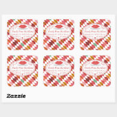 それはLil'Lady Hipsterヴィンテージレトロベビーガール スクエアシール (シート)