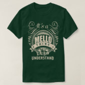 それはMELLOの事だギフトを理解しない Tシャツ (デザイン正面)