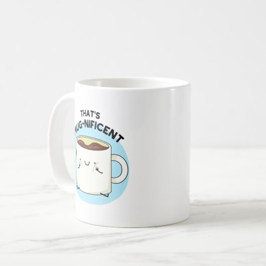 それはMugnificent おもしろい Coffee Mug Punだ コーヒーマグカップ (正面左)