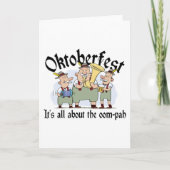 それはOom pahオクトーバーフェストのギフトについて完全にあります カード (正面)