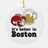 それはormanentボストンでよりよいです セラミックオーナメント (裏面)
