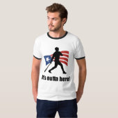 それはOuttaのここにTシャツです Tシャツ (正面フル)