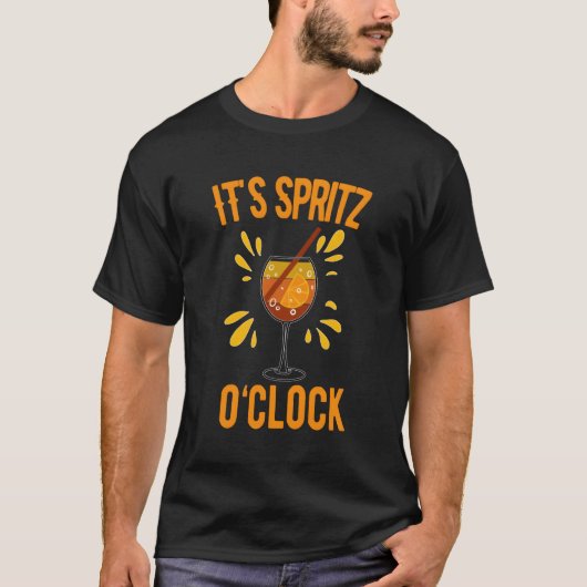 それはSpritz O'Clockアペロスピリッツファンソマーアルコー Tシャツ (正面)