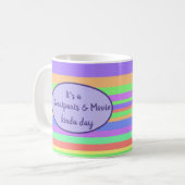 それはSweatpants及び映画ちょっと日です コーヒーマグカップ (正面左)