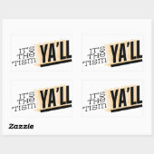 それはThe'Tism Ya'll 長方形シール (シート)