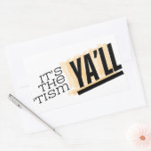 それはThe'Tism Ya'll 長方形シール (封筒)