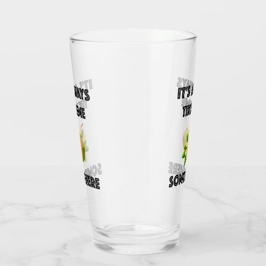 それはTikiの時間どこかにTikiのパーティー常にです タンブラーグラス (右)