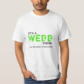 それはWEBBの事です…あなたが理解しない! Tシャツ