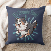 それはZoomie Time Australian Shepherd クッション (ブランケット)