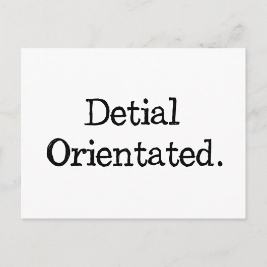 それほど詳細志向ではない ポストカード (正面)