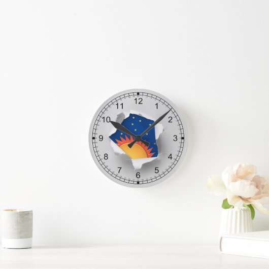 それほど退屈ではないオフィスの壁時計 ラウンド壁時計 (ホーム)