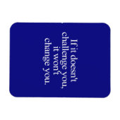 それもしは挑戦しないMOを変更しない マグネット (横)