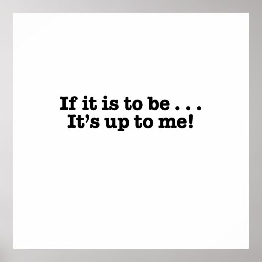 それもしは私のポスターだ ポスター (正面)