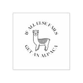 それもし以外はアルパカを取得できない ラバースタンプ (インプリント)