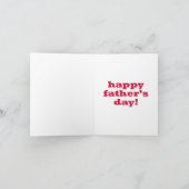 それもし以外は失敗し、パパを呼び出す – 父の日 カード (内部)