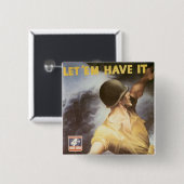 それらがそれを持つようにして下さい-戦時公債を買って下さい 缶バッジ (正面&裏面)