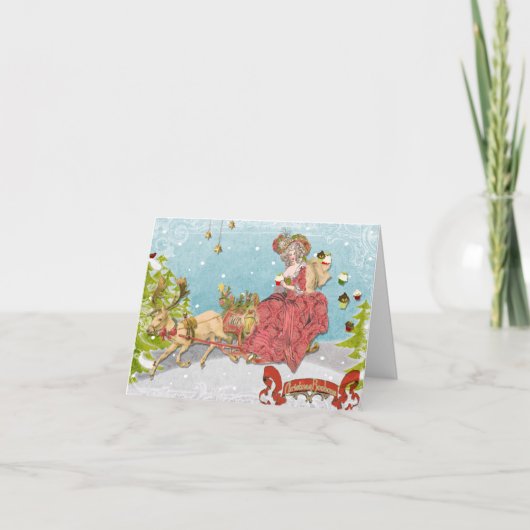 それらがクリスマスのためのカップケーキを食べるようにして下さい シーズンカード (正面)