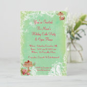 それらがケーキの休日のパーティを食べるようにして下さい 招待状 (スタンド正面)