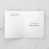 それらがケーキを食べるようにして下さい! ハッピーバースデーカード カード (内部)