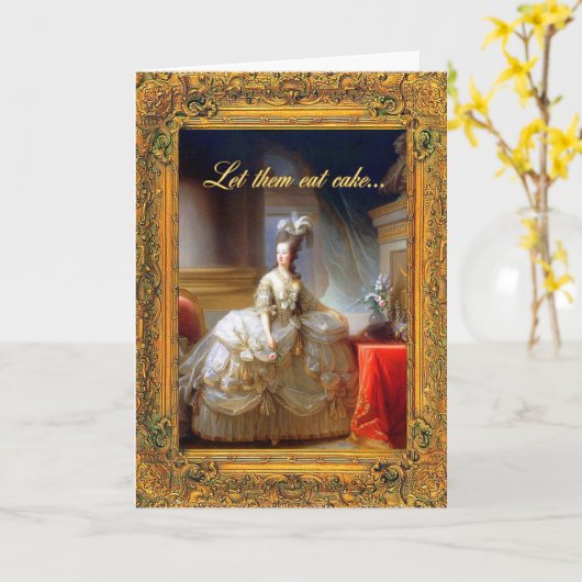 それらがケーキを食べるようにして下さい! ハッピーバースデーカード カード (黄色い花)