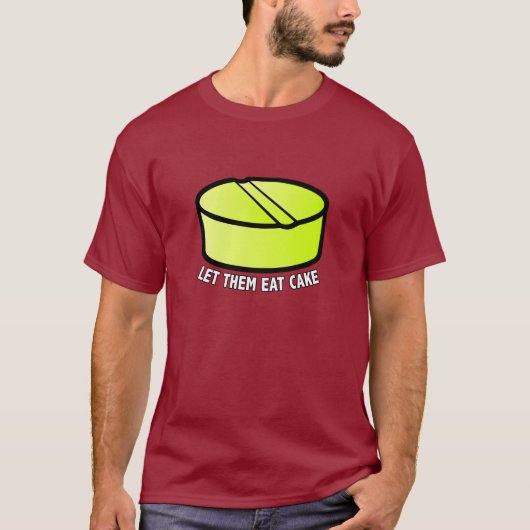 それらがケーキを食べるようにして下さい Tシャツ (正面)