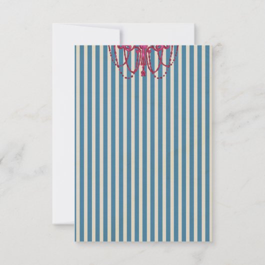 それらがケーキ-招待状/RSVP --を食べるようにして下さい 出欠カード (裏面)