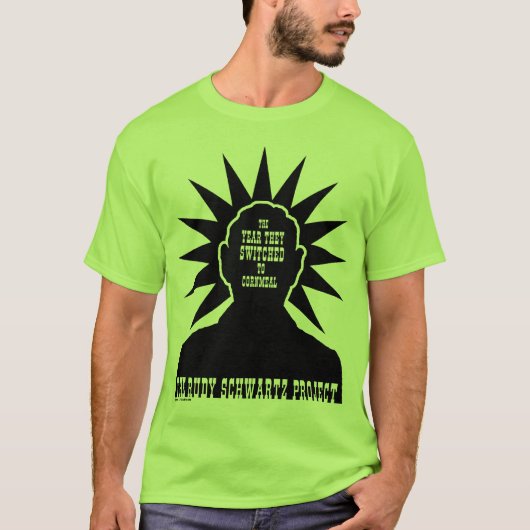 それらがコーンミールに転換した年: 大きい人 Tシャツ (正面)