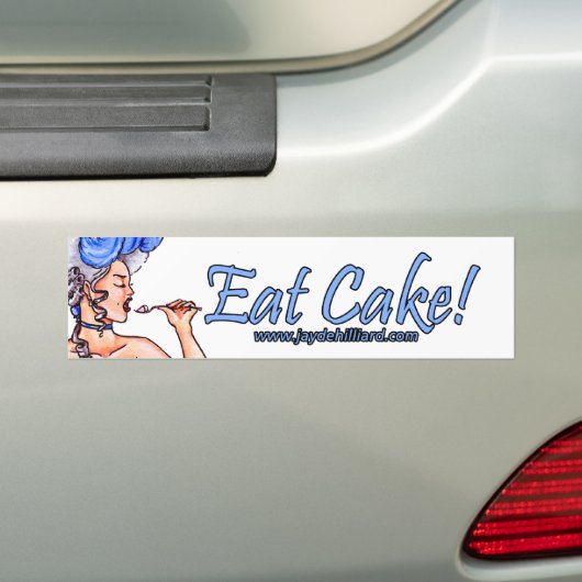 「それらがバンパーステッカーケーキ」の食べるようにして下さい バンパーステッカー (車上)