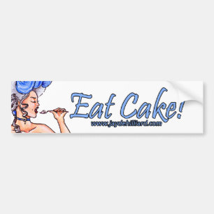 「それらがバンパーステッカーケーキ」の食べるようにして下さい バンパーステッカー