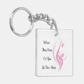 それらが倍味方しましたKeychain眠るようにして下さい キーホルダー (正面左)