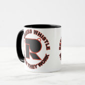 それらが働く間、審判員笛 マグカップ (正面左)