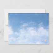 それらに乗って下さいパーソナライズな女性のカーボーイはあなたまたはNotecardを感謝していしてい サンキューカード (裏面)