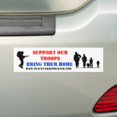 それらに家のバンパーステッカーを持って来て下さい バンパーステッカー (車上)