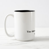 それらのため内情に通じて ツートーンマグカップ (左)