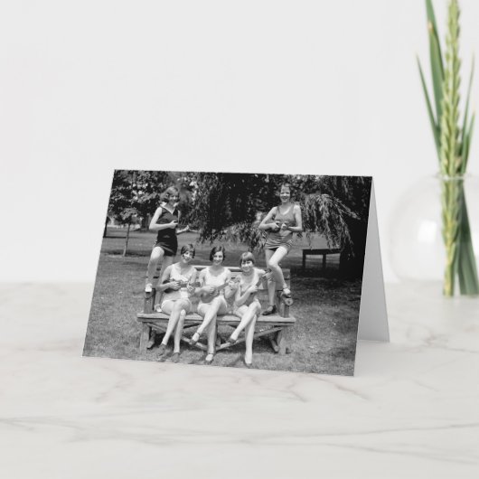 それらのウクレレを点検して下さい! - 20年代 カード (正面)