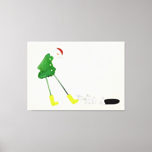 それらのブーツ2014 キャンバスプリント (正面)