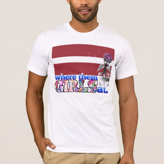 それらのラトビアの女の子か。 Tシャツ (正面)