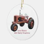 それらの古い錆ついたトラクターを愛して下さい セラミックオーナメント (左)