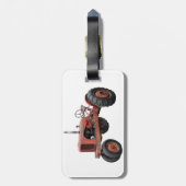 それらの古い錆ついたトラクターを愛して下さい ラゲッジタグ (裏面縦)