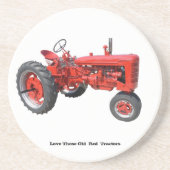 それらの古く赤いトラクターを愛して下さい コースター (正面)