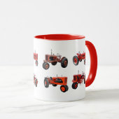 それらの古く赤いトラクターを愛して下さい マグカップ (正面右)